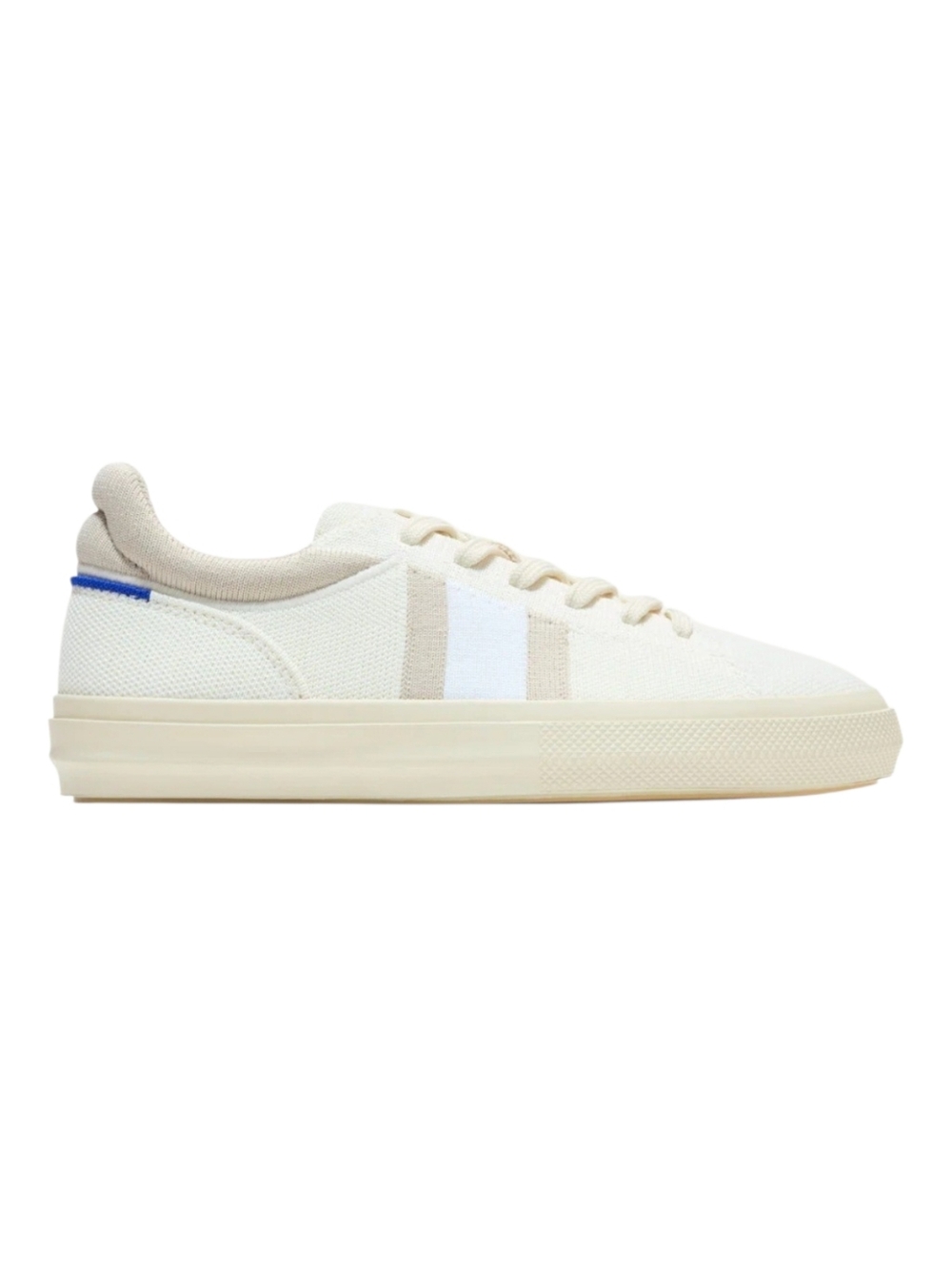 Rothys RS02 Women's Size 10.5 - 11 Beige Knit Canvas Casual Sneaker NEW